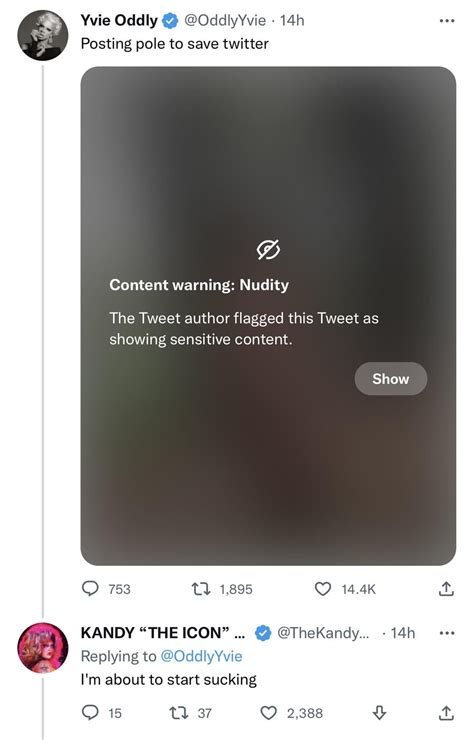 The way Yvie fully posted her pole to save Twitter, got two.